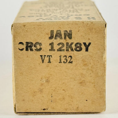 (1) Tested 1944 RCA JAN CRC 12K8Y Tube with Box Date Code H5E Triode Hexode Tube