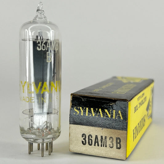 (1) Tested Sylvania 36AM3B Tube with Box Date Code BAX 36AM3 B Tube (b)