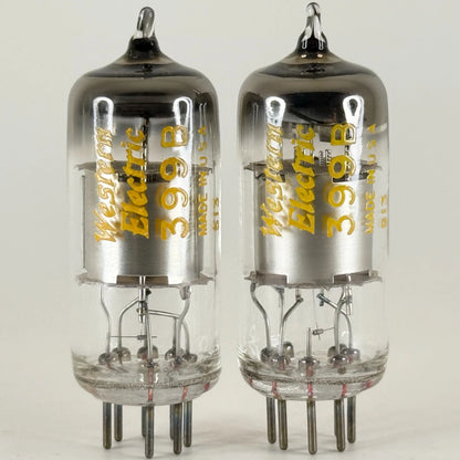 Tested Matched Pair of 1955 Western Electric 399B Tubes Date Codes 513 Pentodes