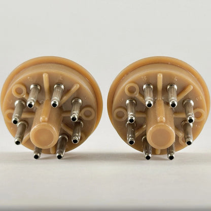 (2) New Octal 8 Pin Male Connector Socket Plugs Speaker Wire Harnesses Tube