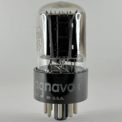 (1) Tested 1957 Magnavox 6SN7GTB Tube Black Plates RCA EIA Code 57-09 6SN7GT