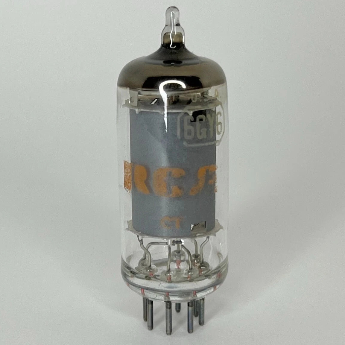 (1) Tested Very Strong RCA 6GY6 Tube Date Code CT 6GY6 Sharp Cutoff Pentode Tube