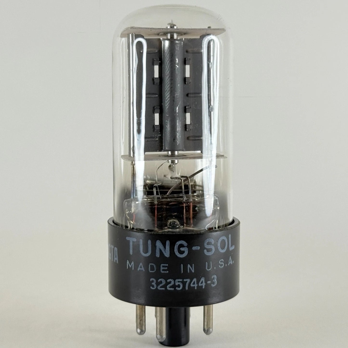 (1) Tested 1957 Tung Sol 12AX4GTA Tube with Box Code 5744-3 12AX4 GTA Rectifier