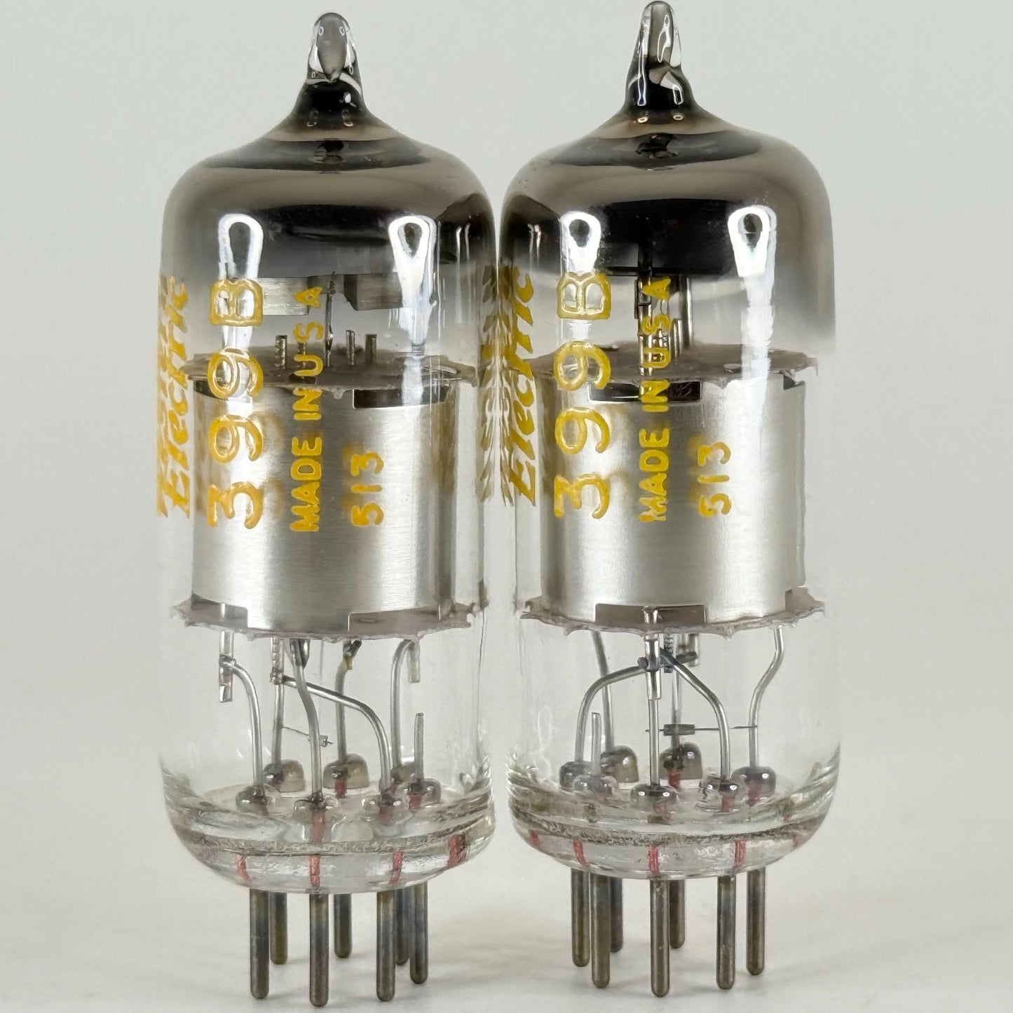 Tested Matched Pair of 1955 Western Electric 399B Tubes Date Codes 513 Pentodes
