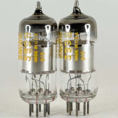 Tested Matched Pair of 1955 Western Electric 399B Tubes Date Codes 513 Pentodes