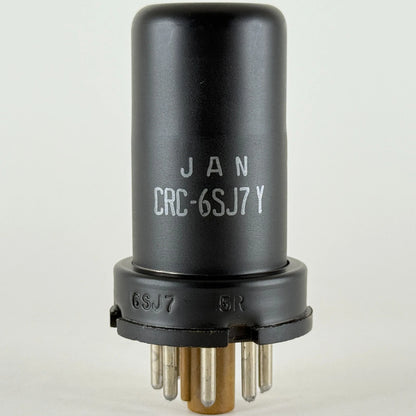 (1) Tested RCA JAN CRC 6SJ7Y Tube & Box Date Code 5-48 6SJ7 Mil-Spec Pentode