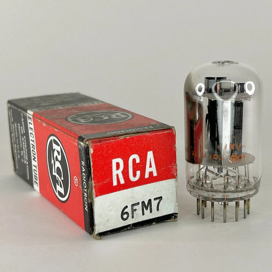 (1) Tested RCA 6FM7 Tube with Box 6FM7 RCA Dual Triode Vacuum Tube (a)