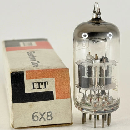 (1) Tested ITT 6X8 Tube with Box Date Code 1109 Japan Triode Pentode Converter