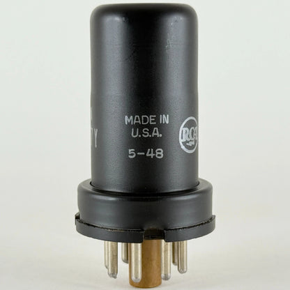 (1) Tested RCA JAN CRC 6SJ7Y Tube & Box Date Code 5-48 6SJ7 Mil-Spec Pentode