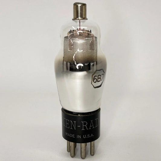 (1) Tested Ken-Rad 6B7 VT-68 Tube Mil Spec Code V2 Ken Rad Pentode Vacuum Tube (a)