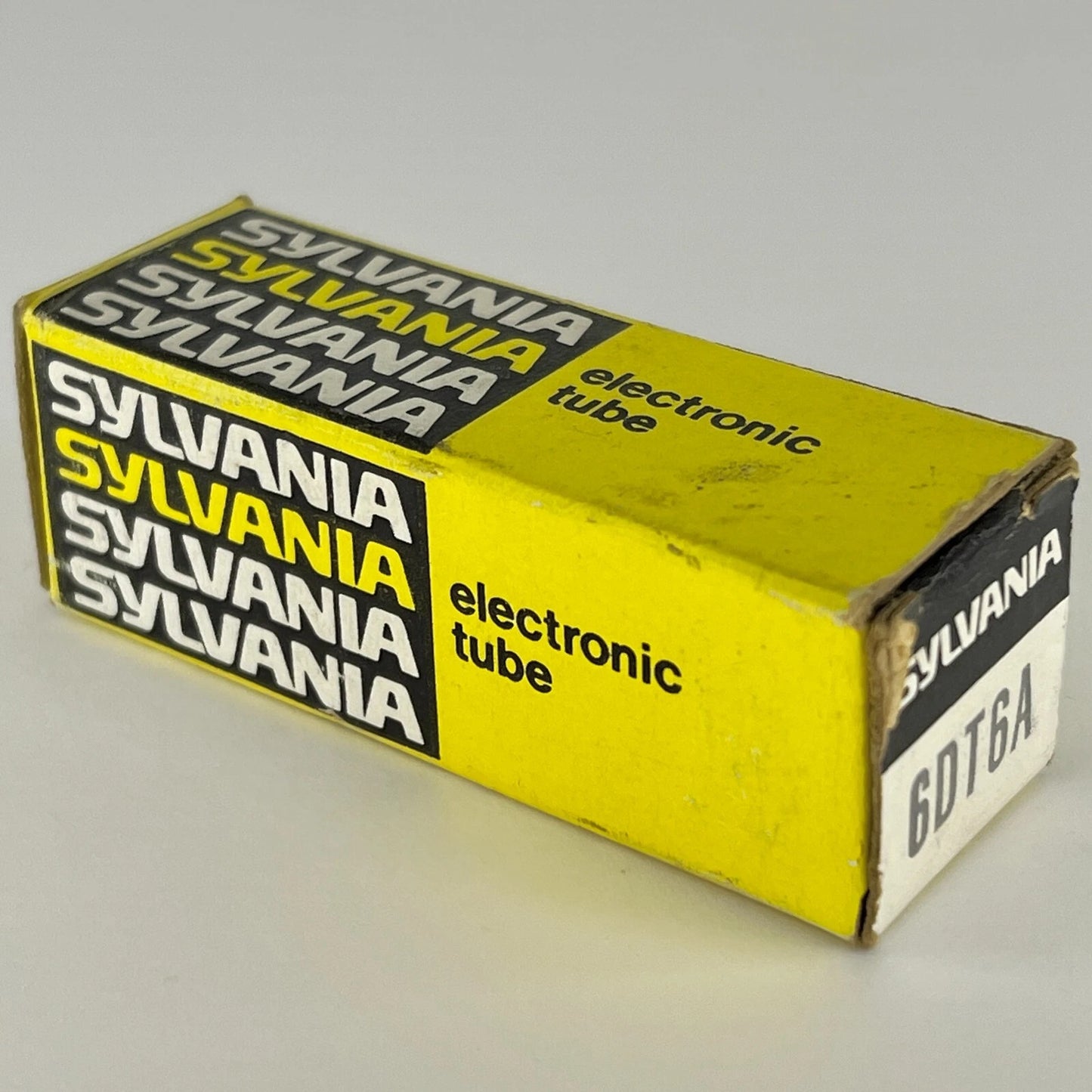 (1) Tested Sylvania 6DT6A Tube with Box Date Code cd ADC 6DT6 A Pentode Tube