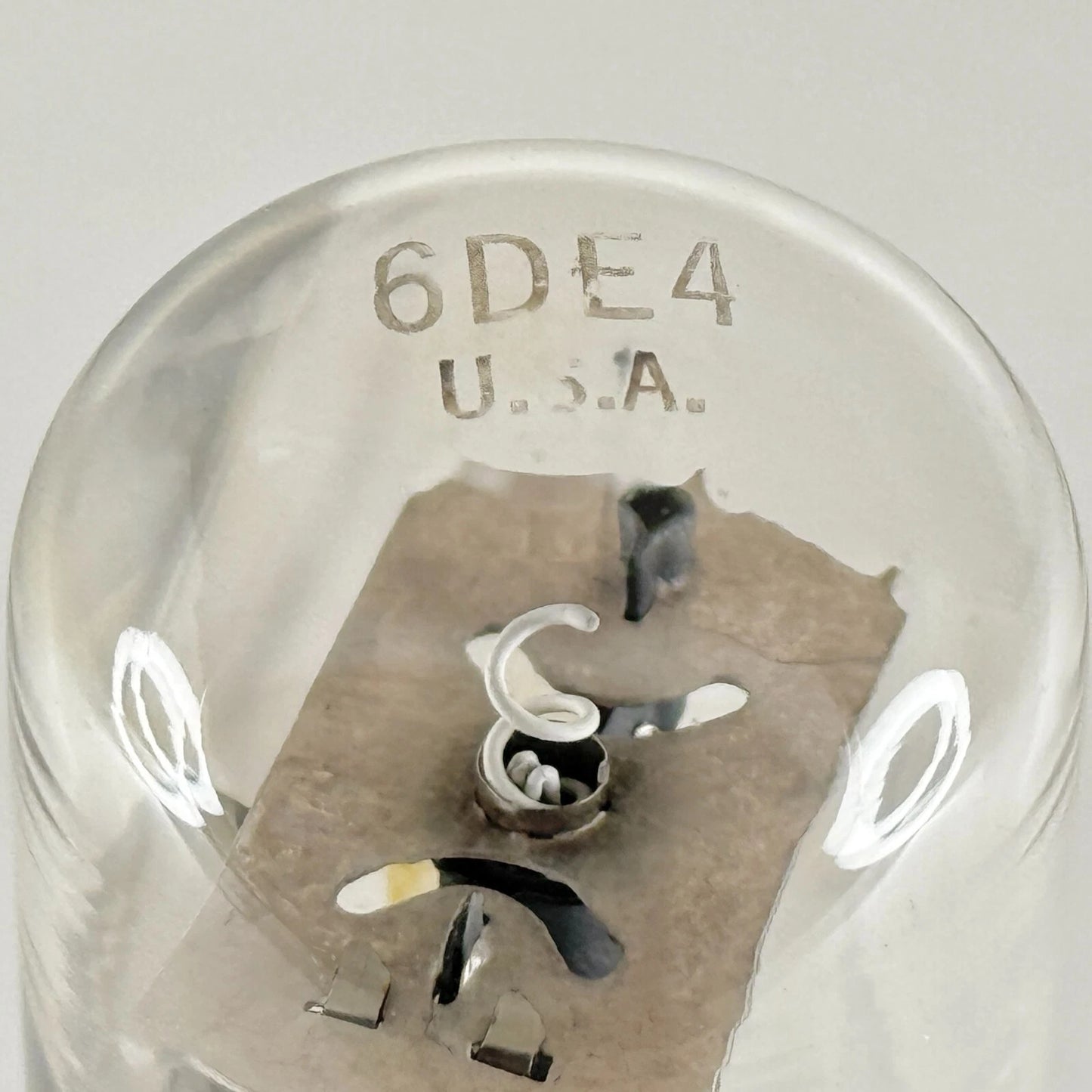 (1) Tested Sylvania 6DE4 Tube Date Code aa EDP Sylvania 6DE4 Half Wave Rectifier