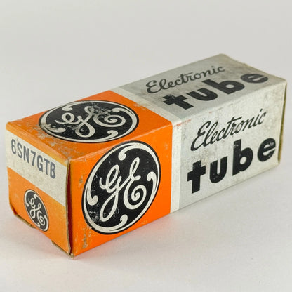 (1) Tested Balanced GE 6SN7GTB Tube & Box Code RY Glow Top Filament 6SN7GT