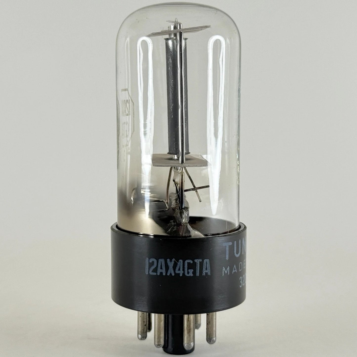 (1) Tested 1957 Tung Sol 12AX4GTA Tube with Box Code 5744-3 12AX4 GTA Rectifier