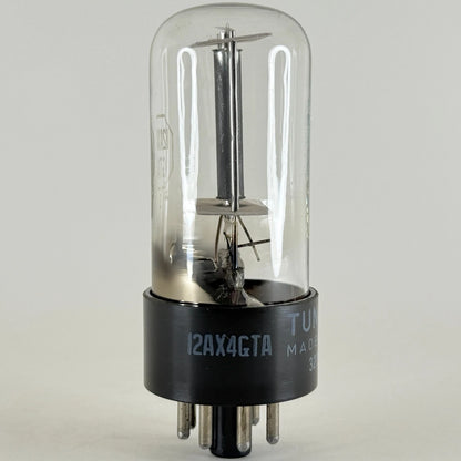 (1) Tested 1957 Tung Sol 12AX4GTA Tube with Box Code 5744-3 12AX4 GTA Rectifier