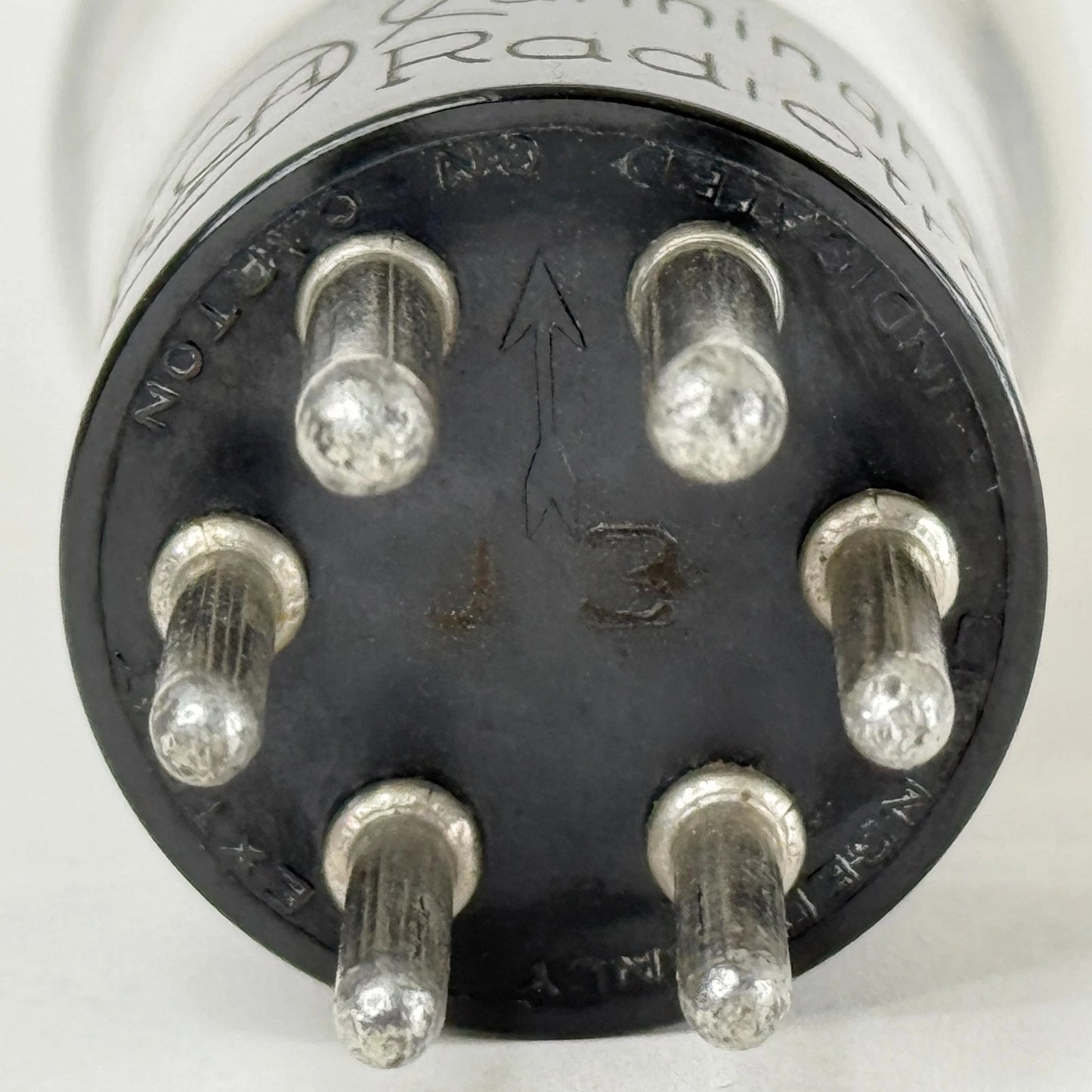 (1) Tested RCA Cunningham Type 41 Tube Engraved Base Date Code J3 Power Pentode