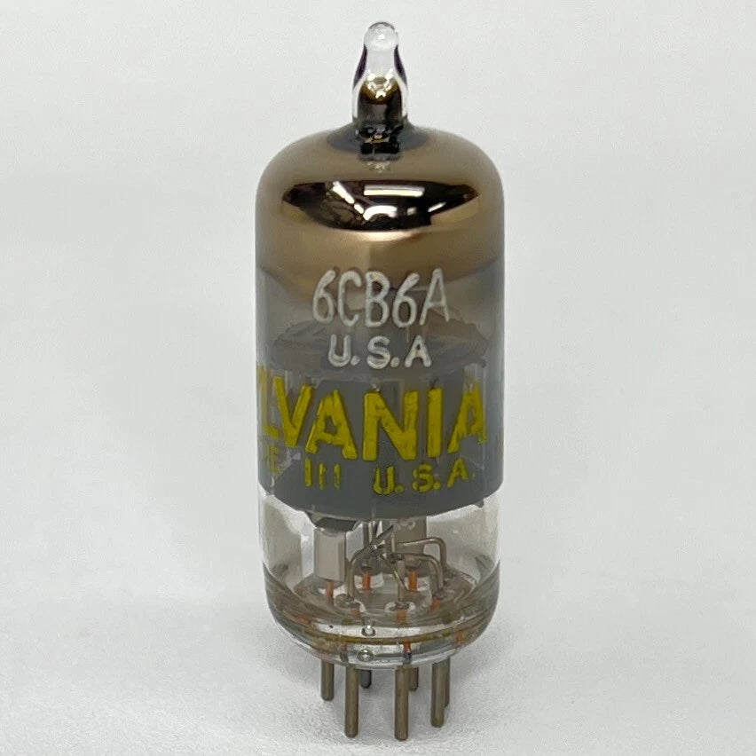 (1) Tested Sylvania 6CB6A Tube Date Code Ki BFU Pentode Sylvania 6CB6 A Tube