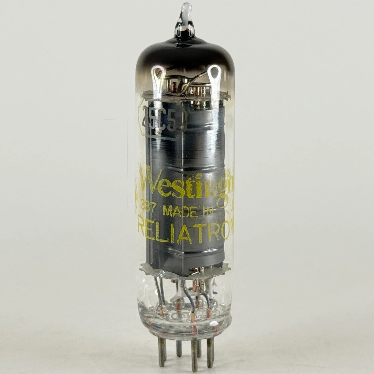 (1) Tested Strong Westinghouse 25C5 Tube Date Code 7R39 Beam Power Tube (b)