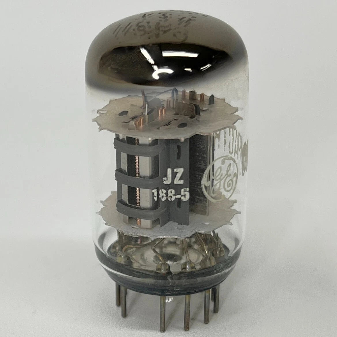 (1) Tested GE 6AS11 Tube Date Code JZ General Electric 6AS11 Dual Triode Tube