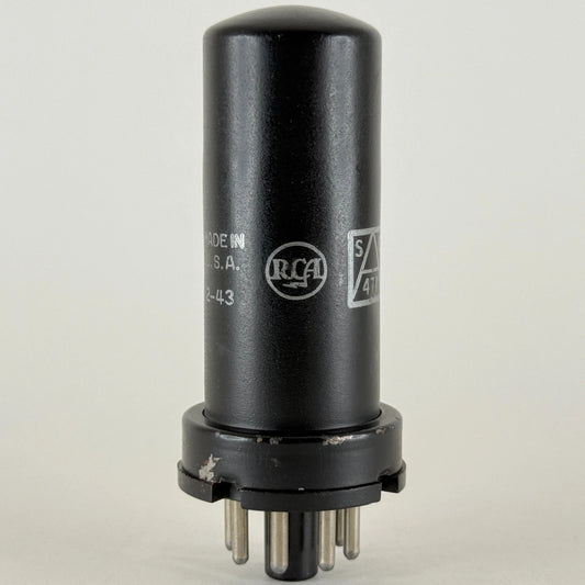 (1) Tested Strong RCA JAN CRC 12A6 Tube Date Code 2-43 RCA 12A6 Tube Mil Spec