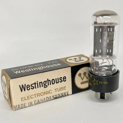 (1) Tested Westinghouse 12AX4GTB Tube with Box Date Code 67-52 Canada 12AX4 GTB