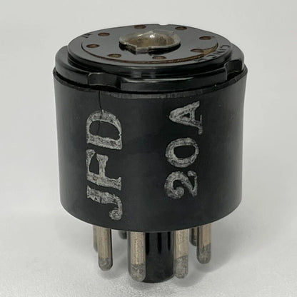 Vintage JFD Sockette 20A Radio Tube Socket Adapter 6K8 Tube to 7B5 Tube