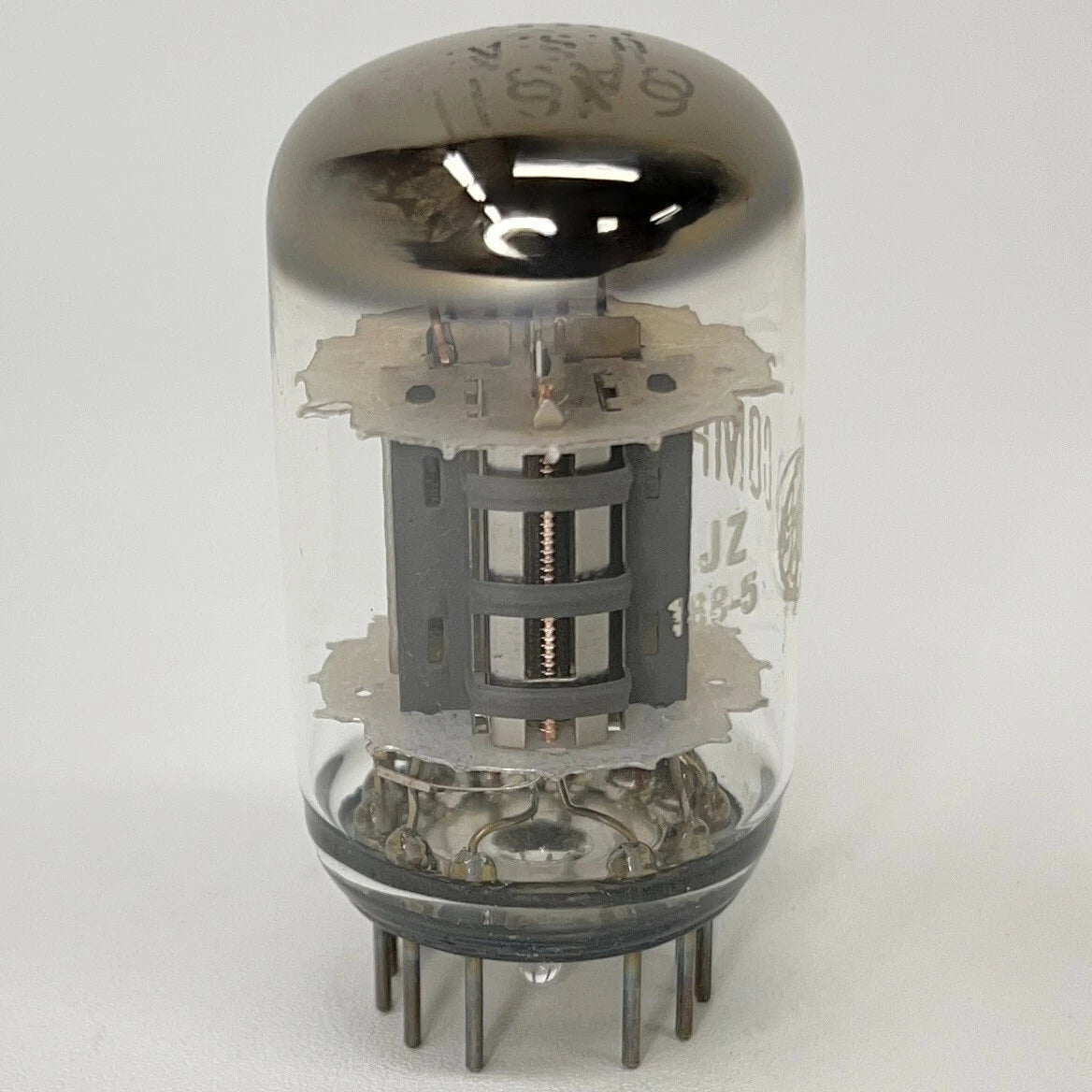 (1) Tested GE 6AS11 Tube Date Code JZ General Electric 6AS11 Dual Triode Tube