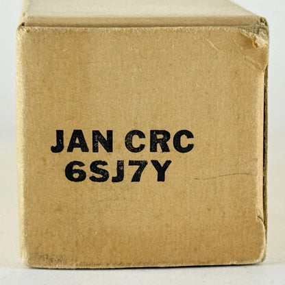 (1) Tested RCA JAN CRC 6SJ7Y Tube & Box Date Code 5-48 6SJ7 Mil-Spec Pentode