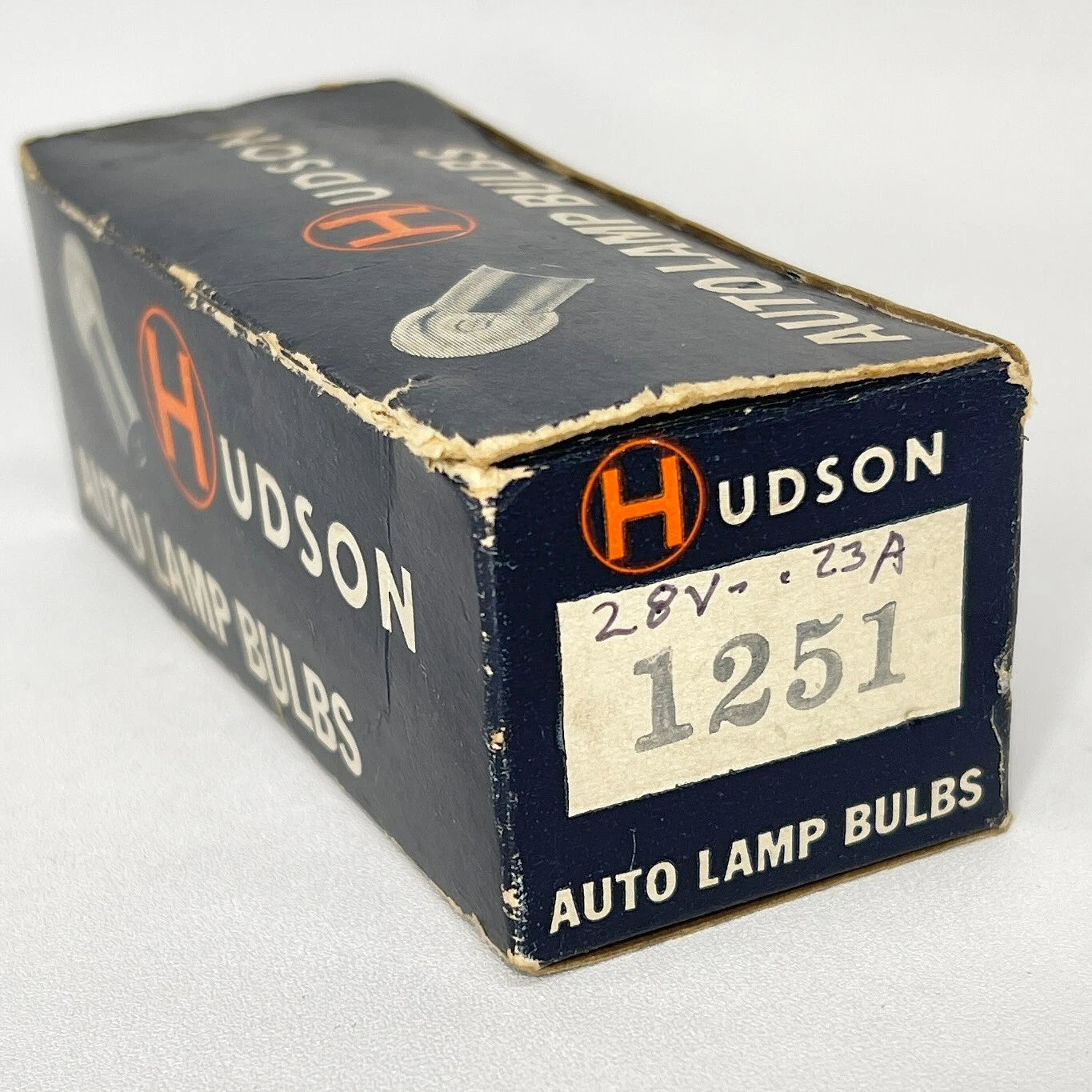 (10) Tested Vintage Hudson No. 1251 Clear Bayonet 28V Globe Auto Lamps Bulbs