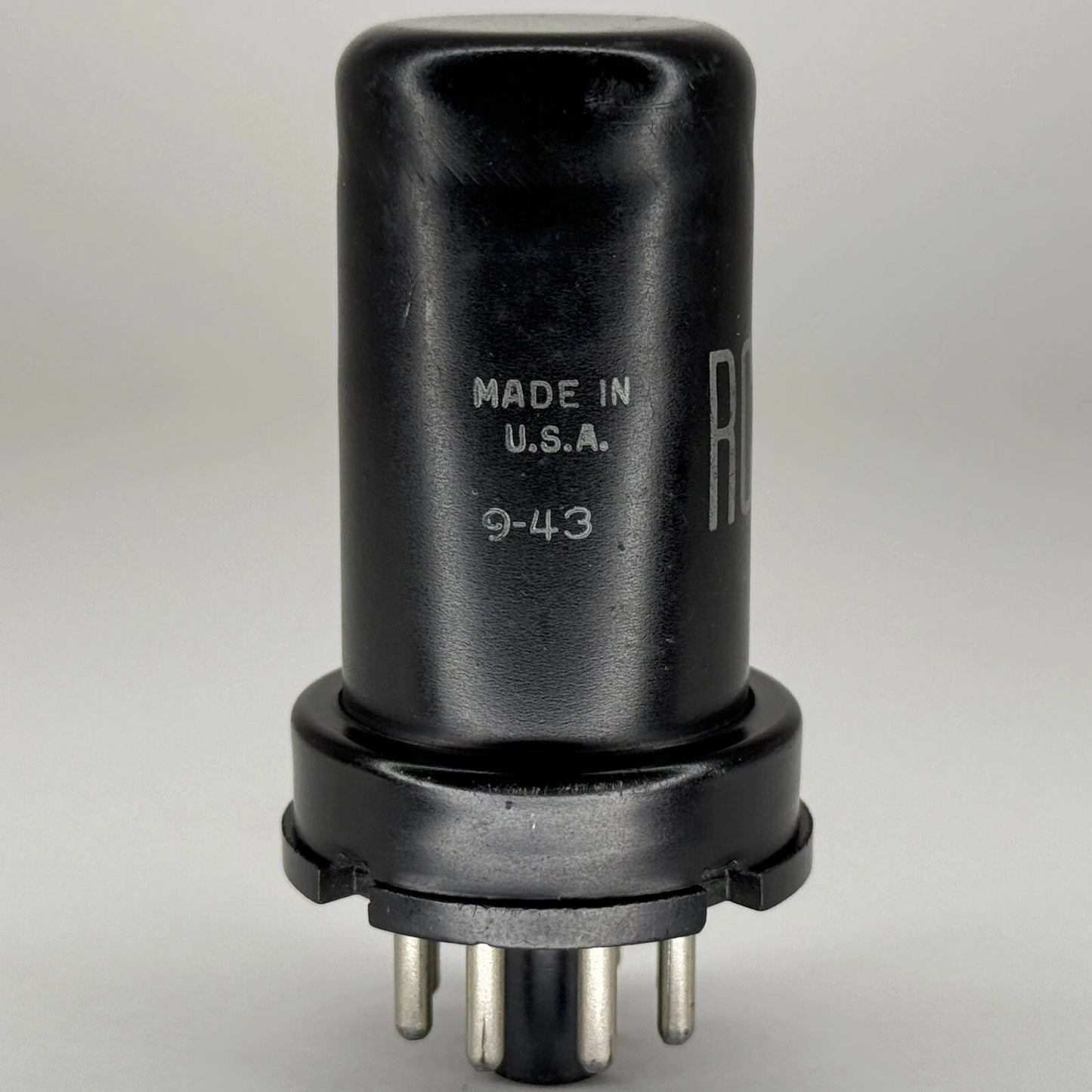 (1) Tested RCA 12SJ7 Tube Date Code 9-43 RCA Sharp Pentode Vacuum Tube