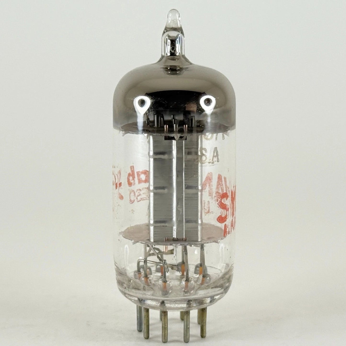 (1) Tested Sylvania 6T8A Tube Date Code ab ESO Triple Diode High Mu Triode Tube