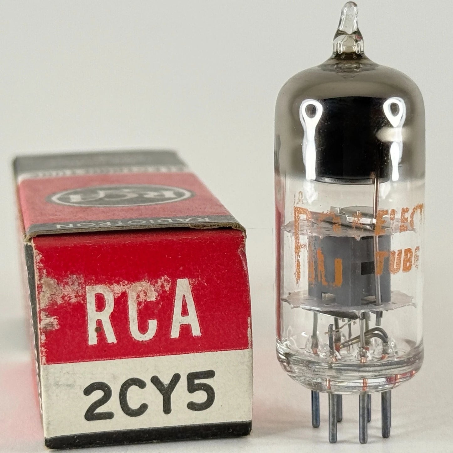 (1) Tested RCA 2CY5 Tube with Box Date Code AR Sharp Cutoff Tetrode Tube