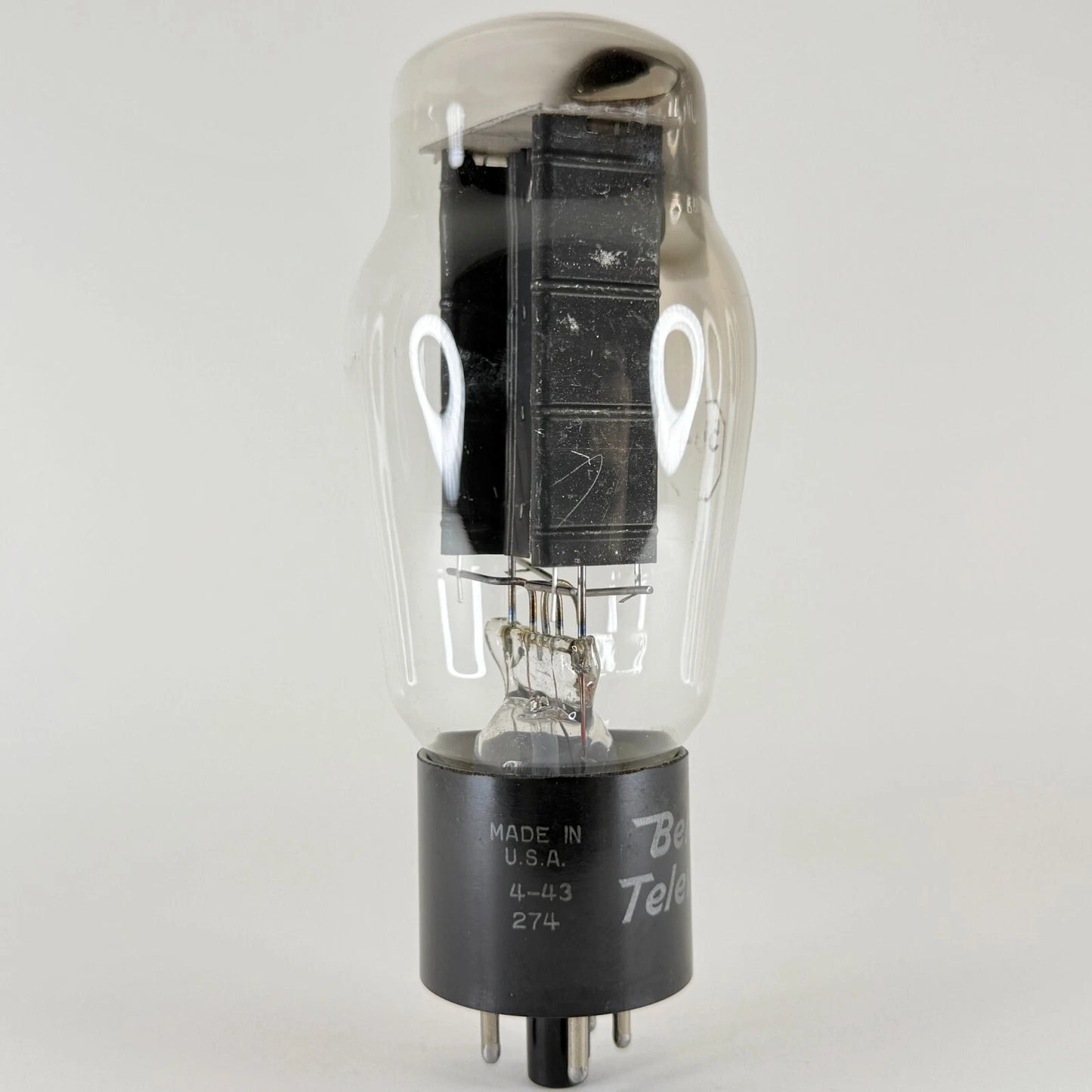 (1) Tested Bendix 5U4G Tube Date Code 4-43 5U4 G Shouldered Full Wave Rectifier