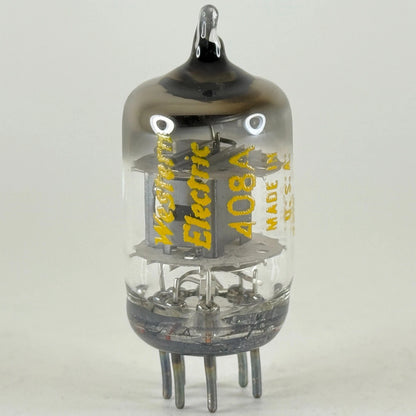 (1) Tested 1976 Western Electric 408A Tube with Box O Ring Halo Getter Code 7613
