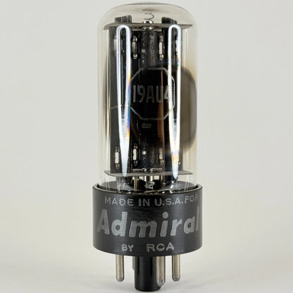 (1) Tested Strong Admiral 19AU4 Tube by RCA Date Code 57-22 Half Wave Rectifier
