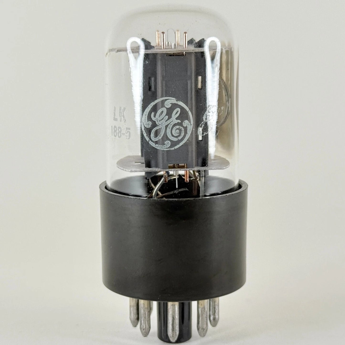 (1) Tested Balanced GE 6SN7GTB Tube Glow Top Filament O Getter Code LK 6SN7GT