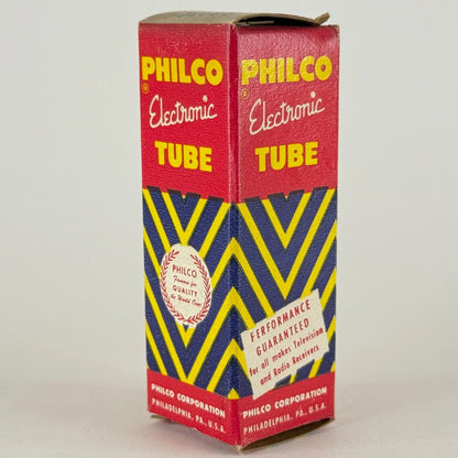 (1) Tested Philco 6AM4 Tube with Box Date Code EXT Triode Vacuum Tube