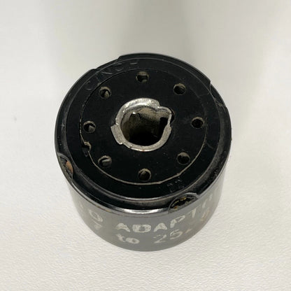 Vintage Adaptol 110 Tube Socket Adapter Used To Replace 7F7 Tube with 25Z6 Tube