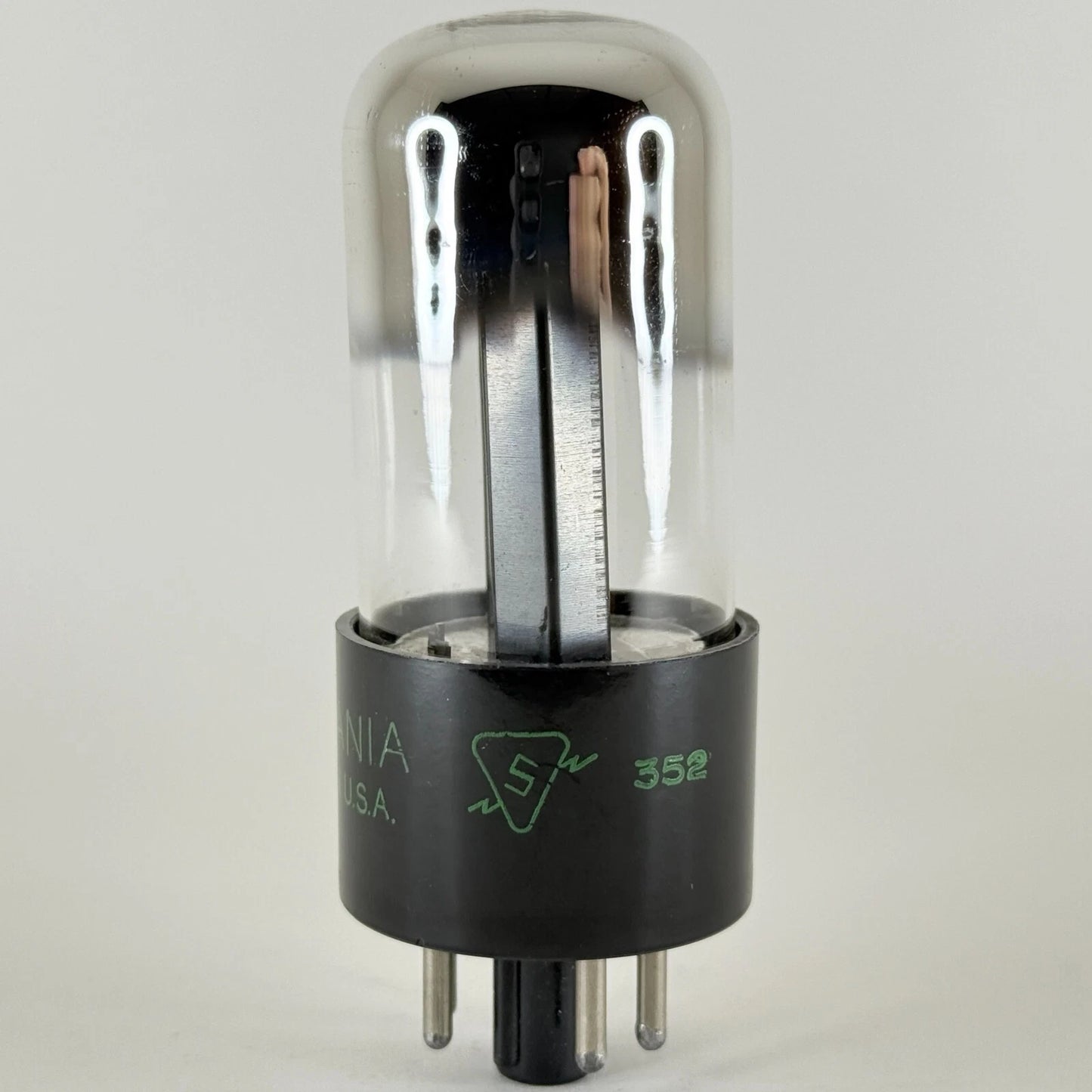 (1) Tested Sylvania 6W4GT Tube Date Code 352 Sylvania Green Logo 6W4 GT Tube