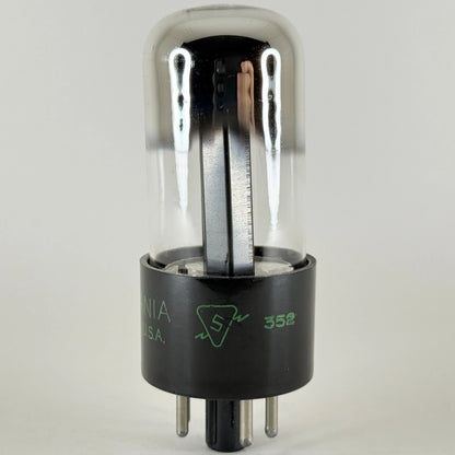 (1) Tested Sylvania 6W4GT Tube Date Code 352 Sylvania Green Logo 6W4 GT Tube