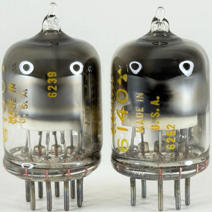 Tested Pair of 1962 Western Electric 6140 Tubes Cold Cathode Codes 6239 6252