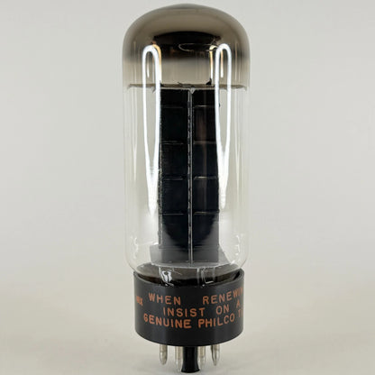 (1) Tested 1960 Philco 5U4GB Tube Black Ribbed Plates Halo O Getter Code 60-13