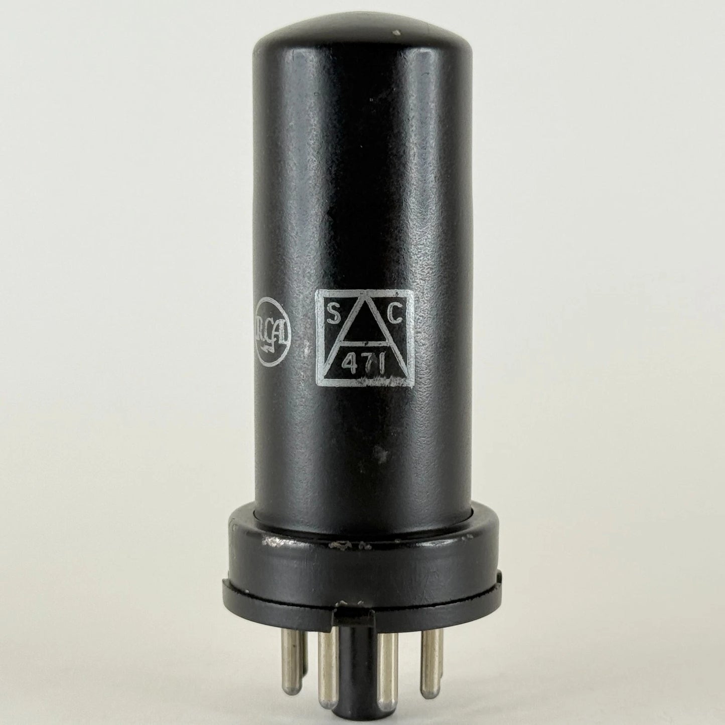 (1) Tested Strong RCA JAN CRC 12A6 Tube Date Code 2-43 RCA 12A6 Tube Mil Spec