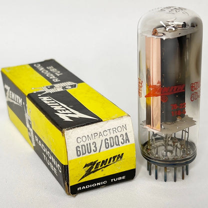 (1) Tested Zenith 6DU3/6DQ3A Tube with Box Date Code 76-22 Zenith 6DU3 6DQ3A