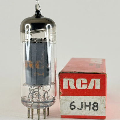 (1) Tested RCA 6JH8 Tube and Box Date Code EH Beam Deflection Vacuum Tube (b)