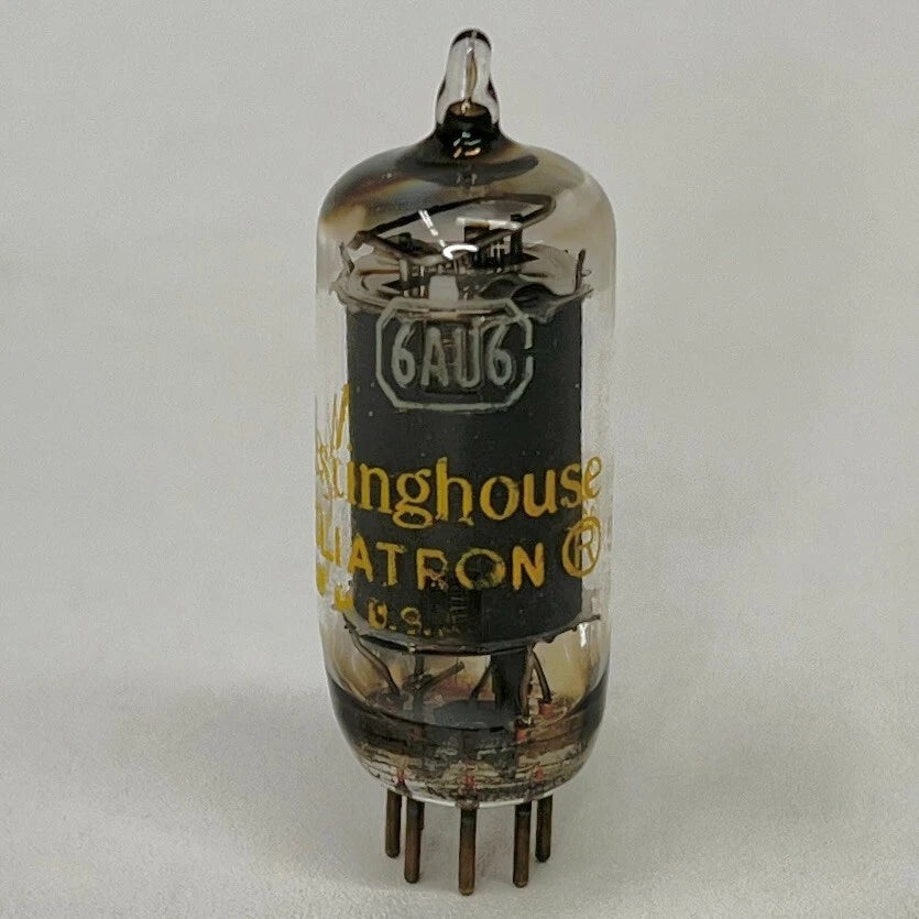 (1) Tested Westinghouse 6AU6 Tube Date Code 5R30 Sharp Cut Off Pentode Tube
