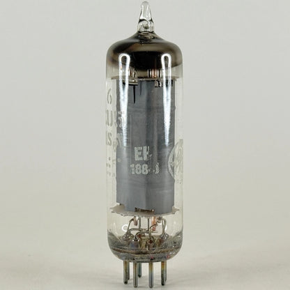 (1) Tested GE 6CU5 & Box Date Code EH Gray Plate General Electric Power Pentode