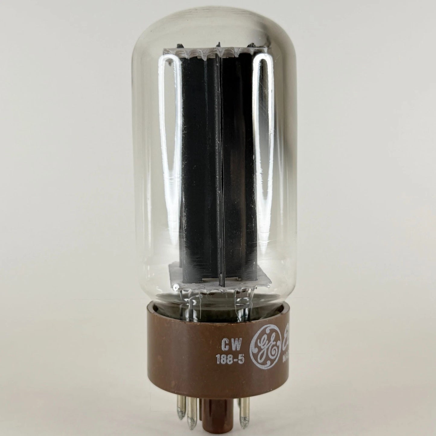 (1) Tested GE 5R4GYB Tube Date Code CW General Electric 5R4 GYB Rectifier Tube