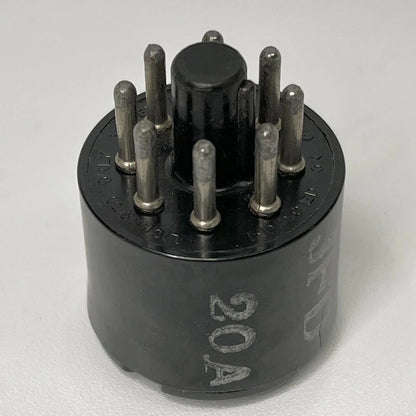 Vintage JFD Sockette 20A Radio Tube Socket Adapter 6K8 Tube to 7B5 Tube