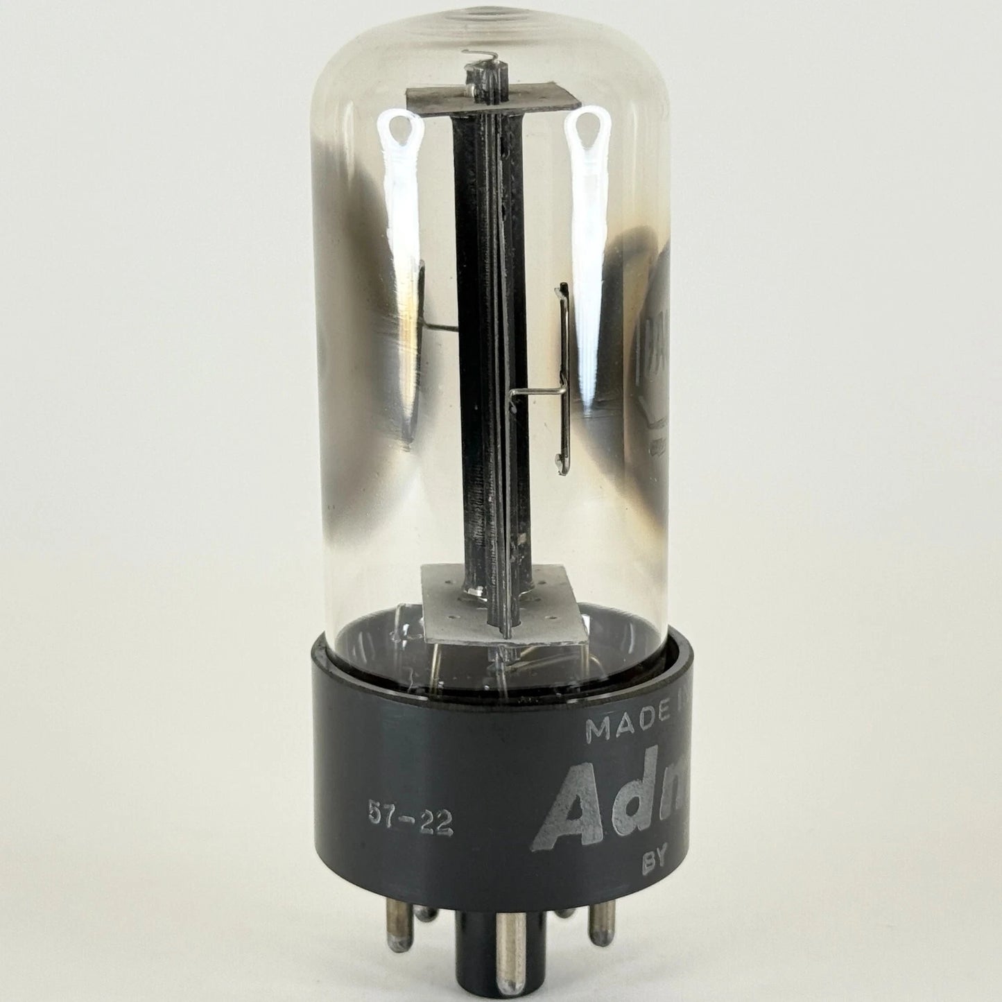 (1) Tested Strong Admiral 19AU4 Tube by RCA Date Code 57-22 Half Wave Rectifier